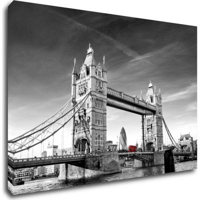 Impresi Obraz Tower Bridge čiernobielý - 60 x 40 cm