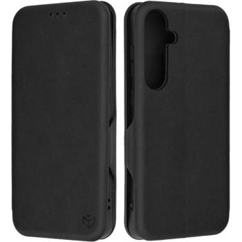 Techsuit Кожен Калъф за SAMSUNG S24, TECHSUIT Safe Book Case, Черен (5949419078611)