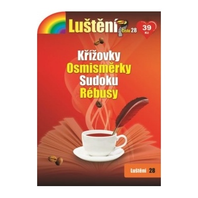 Luštění 28 - Křížovky, osmisměrky, sudoku, rébusy