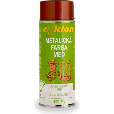 Cyklon Metalická barva - měď, měděná barva sprej 400ml, 1905701