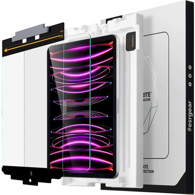 ESR Armorite Tempered Glass Screen Protector - комплект 2 броя калени стъклени защитни покрития за дисплея на iPad Pro 12.9 M2 (2022), iPad Pro 12.9 M1 (2021), iPad Pro 12.9 (2020), iPad Pro 12.9 (201