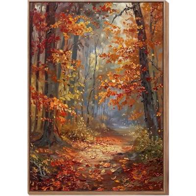 Sconto Obraz AUTUMN IV 70x100 cm, motív jesenný les