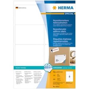 HERMA етикети сваляеми 99, 1 x 67, 7 мм, 800 бр (10312)