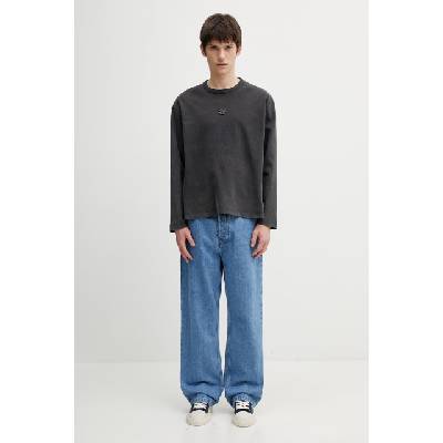 Filling Pieces Памучна блуза с дълги ръкави Filling Pieces Boxy Embroidered (412631501284.136)