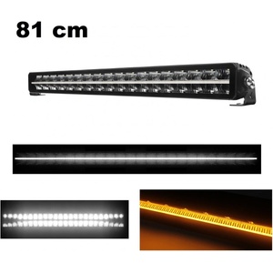  81 cm / 32 Инча 12V - 24V Led Bar Лед Бар Пиано дизайн Диоден Прожектор Супер Мощен Бяла и Оранжева Светлина Габарит Мъг