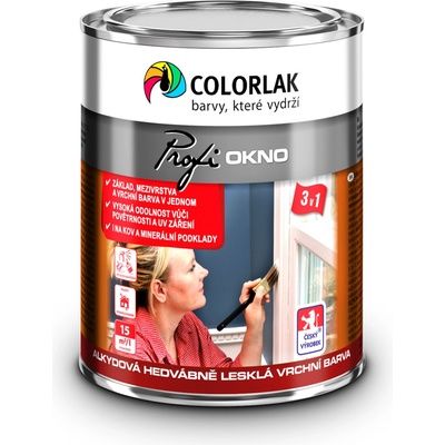 Colorlak Profi Okno S 2082 3,5 l hnědá