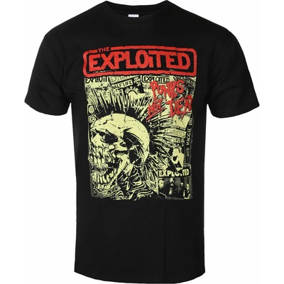 Plastic head Мъжка тениска exploited - punks not dead - ЧЕРЕН - plastic head - ph11975