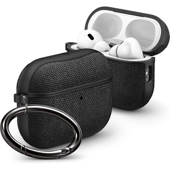 Spigen Хибриден удароустойчив кейс с карабинер за Apple AirPods Pro 3 - Spigen Urban Fit Case (черен) (ACS09830)