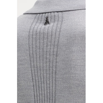 Patrizia Pepe Вълнена жилетка Patrizia Pepe дамска в сиво от лека материя 2K0343 KM36 (2K0343.KM36)