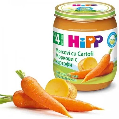 Hipp Пюре с био моркови и картофи без сол Hipp 125гр