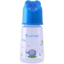 Lorelli dojčenská fľaštička s vikom v tvare zvieraťa blue 125 ml