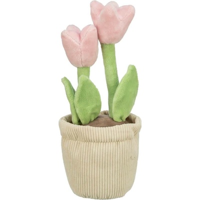 Trixie plyšové tulipány v květináči 27 cm