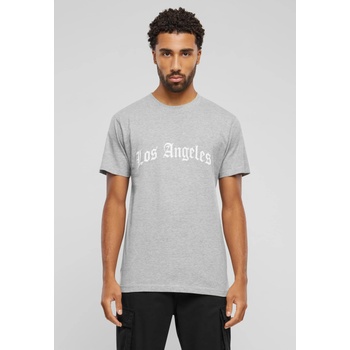 Mister Tee Тениска Los Angeles Wording Tee heather grey XXLUB-MT1578-00431 - Тъмносив, размер S