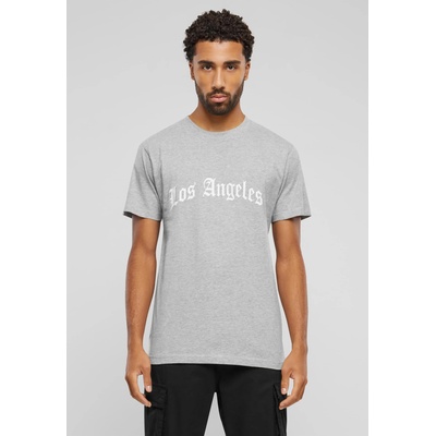 Mister Tee Тениска Los Angeles Wording Tee heather grey XXLUB-MT1578-00431 - Тъмносив, размер S