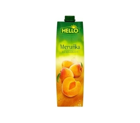 Hello meruňka 1 l