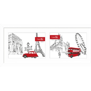 STYLER Рамка за снимки Japan 15 x 37 см бяла (RA-13196)