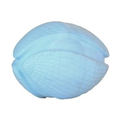 Eco friendly hračka pro psy rugby míč modrý, 10 cm/110 g