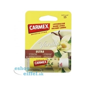 Carmex Ultra Smooth balzam na pery SPF15 Vanilla 4,25 g