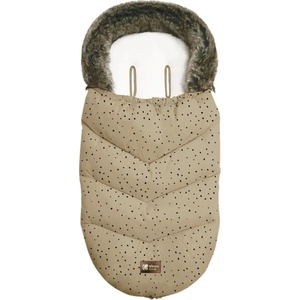 Kikkaboo Чувалче за количка Kikkaboo - Luxury, Fur Dots, Beige (31108040095)