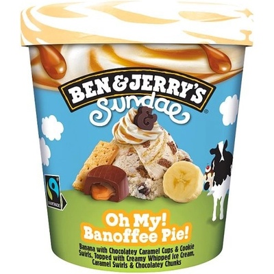 Ben & Jerry's Banoffee Pie Sundae 427ml – Zboží Dáma