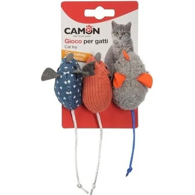 Camon Cat toy with catnip - coloured mice - котешка играчка