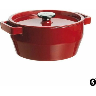 PYREX Slow Cook panvica oválna s vekom červená 29 cm