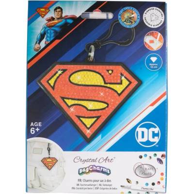 Craft Buddy Диамантена висулка за чанта Craft Buddy - Супермен (CBCABC-DCU002)