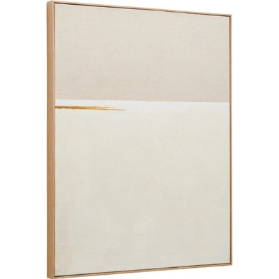Béžový abstraktní obraz Kave Home Salin II. 100 x 80 cm