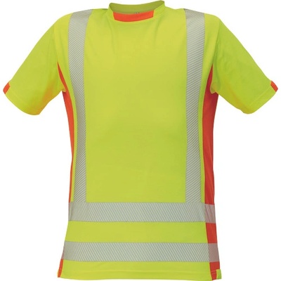 Cerva LATTON HV T-shirt žlutá/oranžová