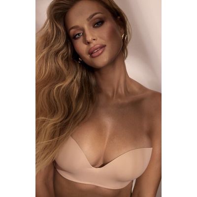 Korzetová bardotka Kinga BC-1167 Expert Bra béžová