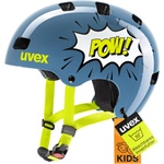 uvex Kid 3 children's bicycle helmet, Stone Blue pow, 55-58 cm - S414819 (S414819)