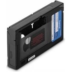Hama Automatic Cassette Adapter for VHS-C Video Cassettes, Battery Operated, Car, Black (Not suitable for Hi8, Super8, Video8, Mini DV) - 00044704