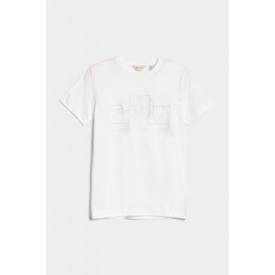 Gant Tonal As Ss T-shirt White
