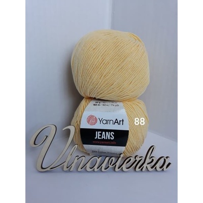 YarnArt Jeans 88 Žltá