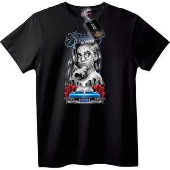 NOONEBRAND Тениска GAL обича кола - 2XL, White