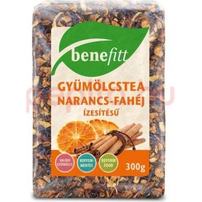 Benefitt Ovocný sypaný čaj s príchuťou pomaranč a škorica 300 g