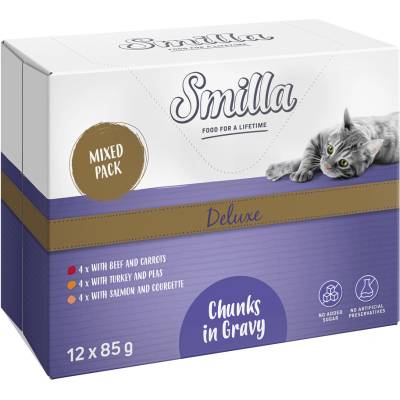 Smilla Deluxe Frischebutel kousky v omáčce se zeleninou 12 x 85 g