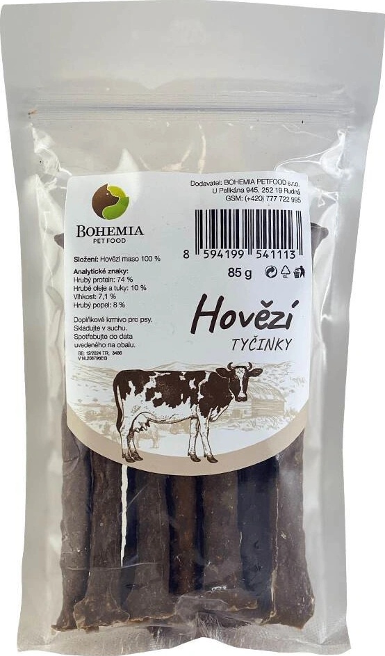Bohemia Pet Food BOHEMIA Jehněčí plátky 100 g Bohemia Pet Food BOHEMIA Jehněčí plátky 100 g