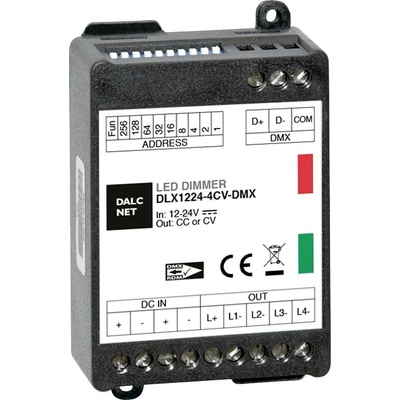 Dalcnet DLX1224-4CV-DMX Stmívač 4kanálový