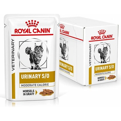 Royal Canin VHN Cat Urinary S/O Moderate Calorie Gravy Kapsičky 12x85 g