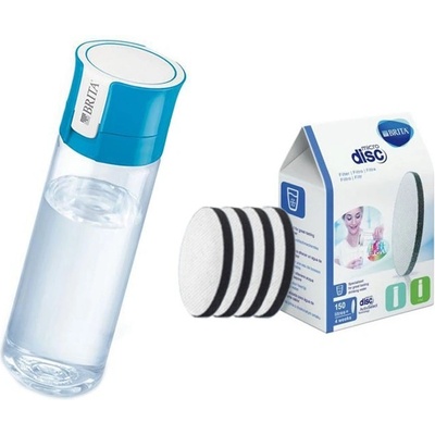 Brita Fill & Go Vital 0,6l modrá + 2x MicroDisc – Zbozi.Blesk.cz