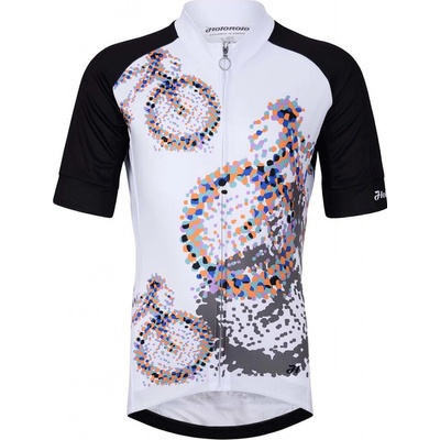 Holokolo s krátkym rukávem RIDERS KIDS biela/čierna