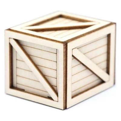 H-Speed дървена кутия 32x38x29mm 1: 18