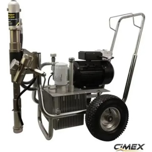 CIMEX Машина за нанасяне на шпакловка и безвъздушно боядисване cimex hps 12.220/ 3750 w (hps 12.220)