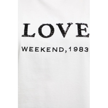 Weekend Max Mara Памучна тениска Weekend Max Mara AGILE (2615971061600)