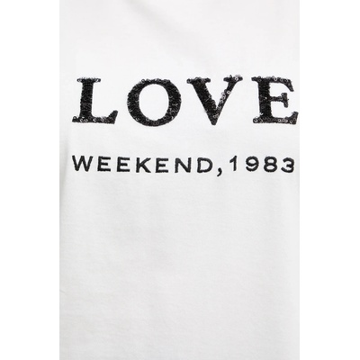 Weekend Max Mara Памучна тениска Weekend Max Mara AGILE (2615971061600)