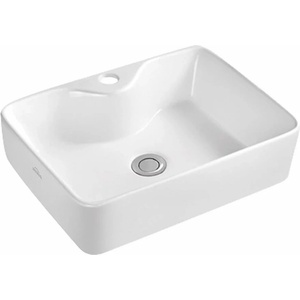 INVENA Мивка за плот Invena Neri 49 см, бяла (CE-22-001-W)