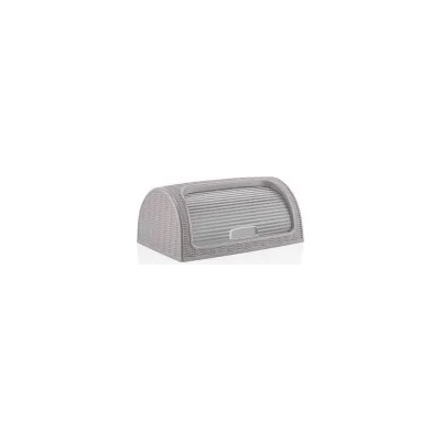 Dunya Кутия за хляб 41, 4x26, 9xh18, 1см сива - PVC РАТАН DUNYA- (05330) (0151552)