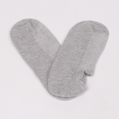 Мъжки памучни терлици в светлосив цвят