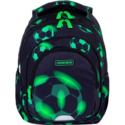 Astra Ученическа раница Astra - Футболна топка, Неон (AS502024101)